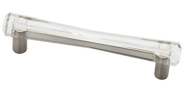 Crystal Acrylic with Satin Nickel Pull
LQ-P23214W-116-C