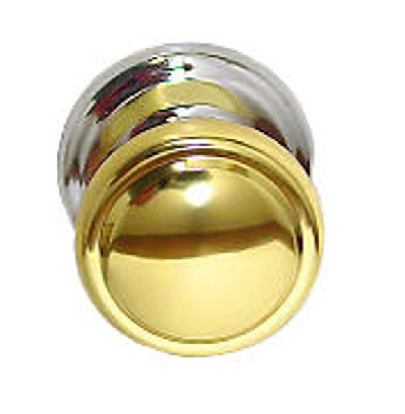 Brass Knob with Chrome Backplate
D31-366DBTBC