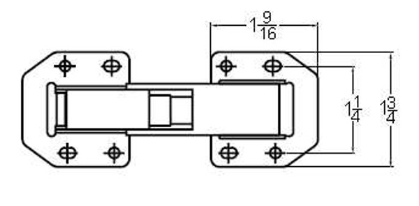 Liberty H01068C-UC-C5 Non-Mortise Concealed Spring Hinge 1-Pack Liberty H01068C-UC-C5 Non-Mortise Concealed Spring Hinge 1-Pack