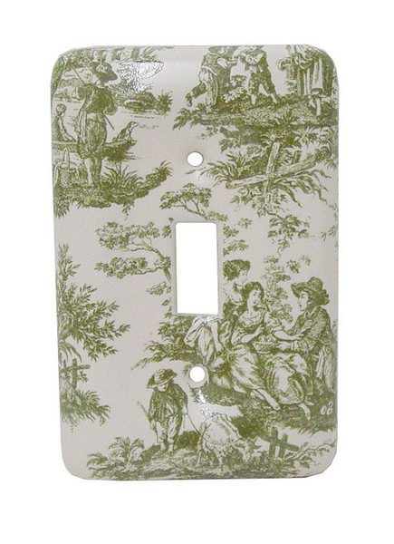 Green French Toile' Design Wall Plate
LQ-67850