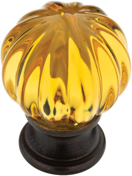 Statuary Bronze and Amber Knob
LQ-P30104-100-C