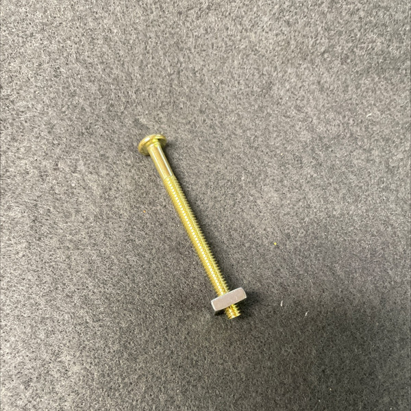 2" Brass Machine Screw