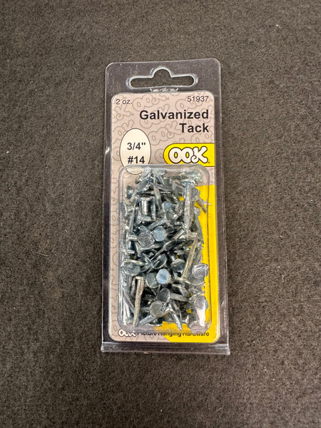 Case Lot (60) 3/4" #14 Galvanized Tacks