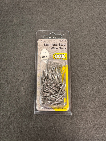 Case Lot (60) 1" #17 Stainless Steel Wire Nails