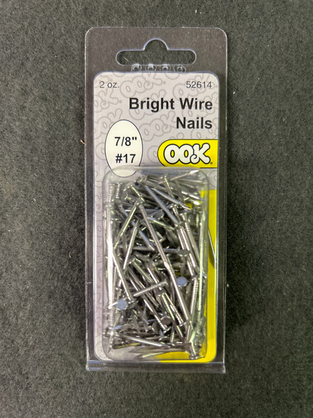 Case Lot (60) 7/8" #17 Bright Wire Nails  2-oz