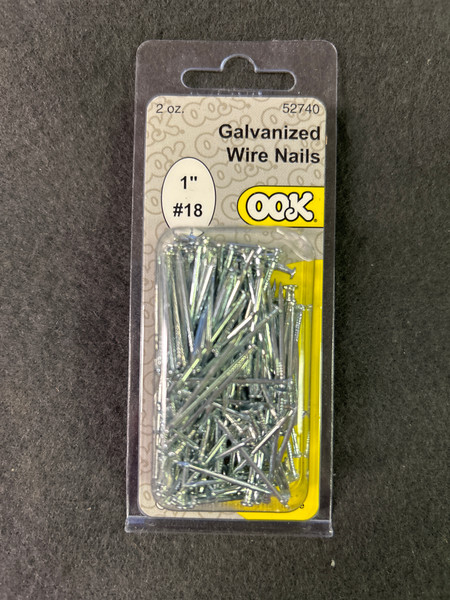 1" #18 Galvanized Wire Nails 2-oz