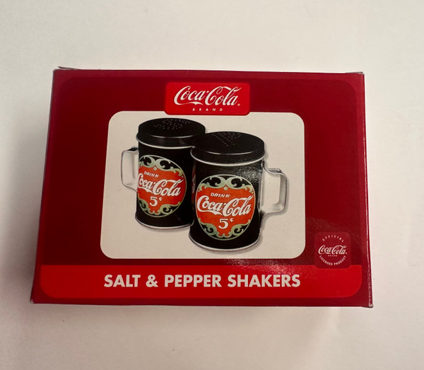 Coca Cola Salt and Pepper Shakers