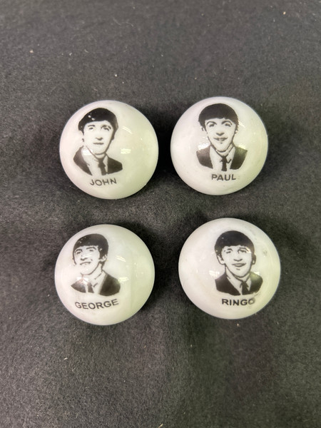 (4-pc) Beatles Marbles AS-IS