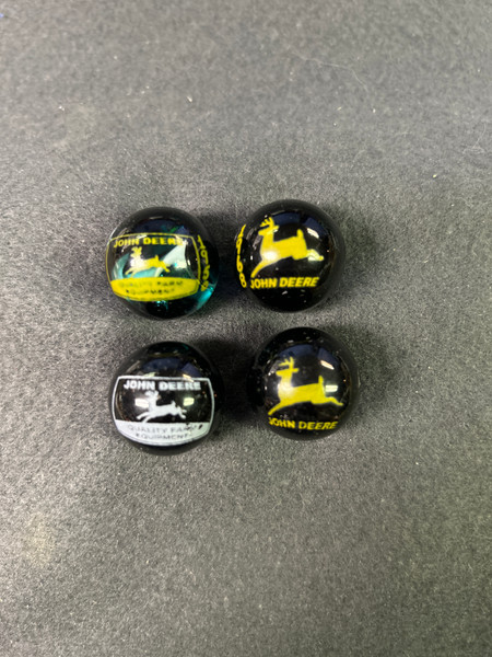 (4-pc) Assorted John Deere Marbles AS-IS