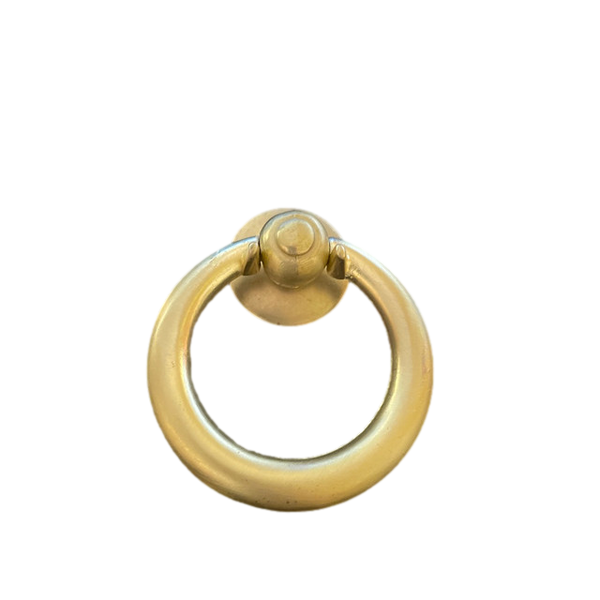 satin brass ring pull