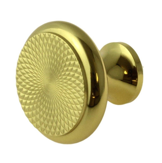 Polished Lacquer Solid Brass Knob
L-P30821-PL-C