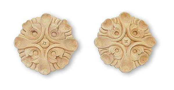 Pair of Carved Wood Medallions
G15-8056