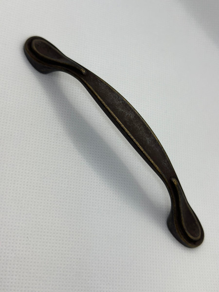 (5 Pack) 3-3/4 inch Teardrop Pull Weathered Antique Bronze