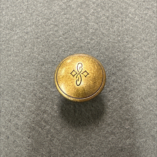 Dark Antique Brass Knob
