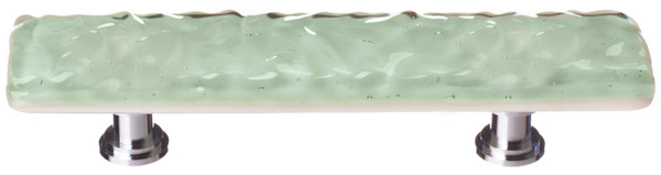 Sietto Glacier spruce green pull with polished chrome base