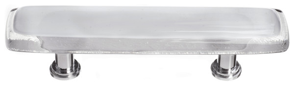 Sietto Reflective blue-gray pull with polished chrome base