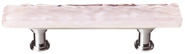 Sietto Skinny Glacier rose pull with polished chrome base