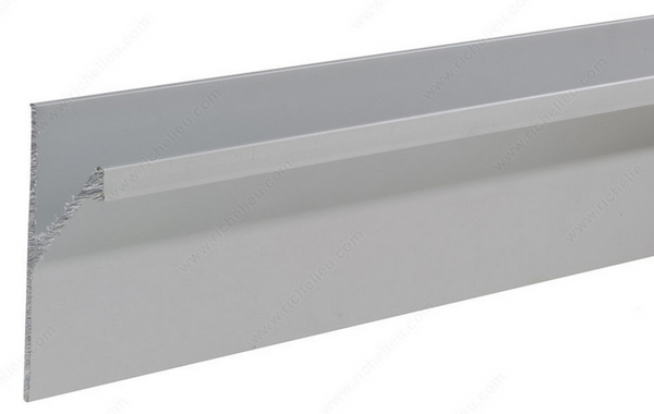 Modern Handle in Y Shape for 3/4 in Panel - 3149 - Satin Aluminum - 12 ft