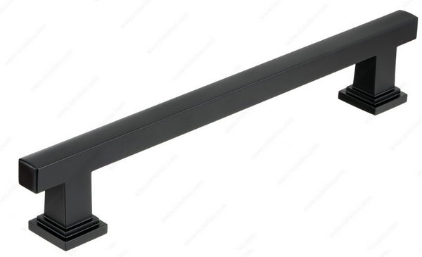 Richelieu Transitional Metal Pull - 8645 - Matte Black - 12 in