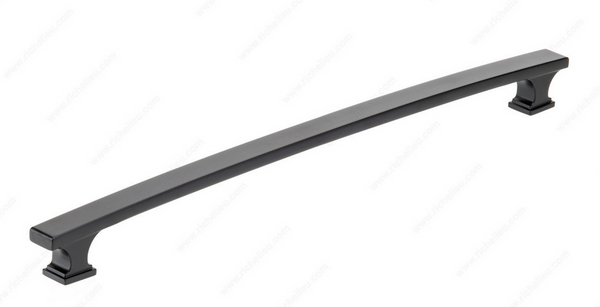 Richelieu Transitional Metal Pull - 5254 - Matte Black - 12 in