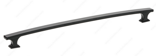 Richelieu Transitional Metal Pull - 5254 - Matte Black - 18 in