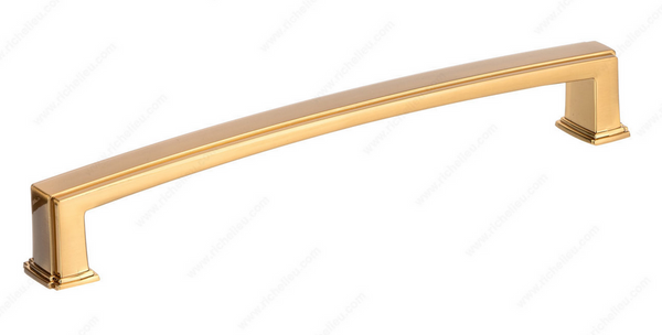 Richelieu Transitional Metal Pull - 8675 - Brushed Aurum Gold - 18 in