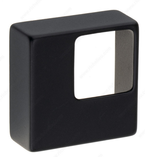 Richelieu Modern Metal Knob - 7967 - 34 mm - Matte Black