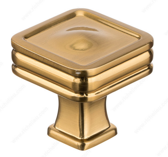 Richelieu Transitional Metal Knob - 86803 - Brushed Aurum Gold - 32 mm