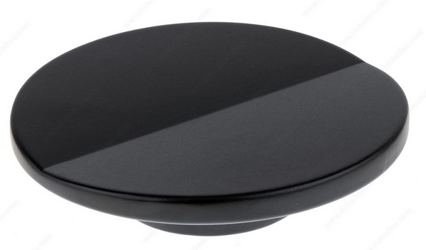Richelieu Modern Metal Knob - 2589 - Matte Black - 100 mm