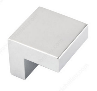 Richelieu Modern Metal Knob - 646 - Chrome - 25 mm