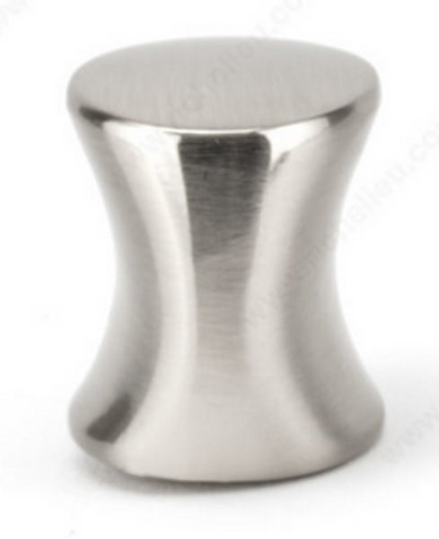 Richelieu Modern Metal Knob - 82871 - Brushed Nickel - 22 mm