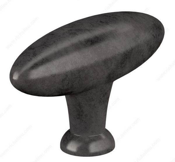 Richelieu Traditional Iron Knob - 6565 - Durham Bronze - 33 mm