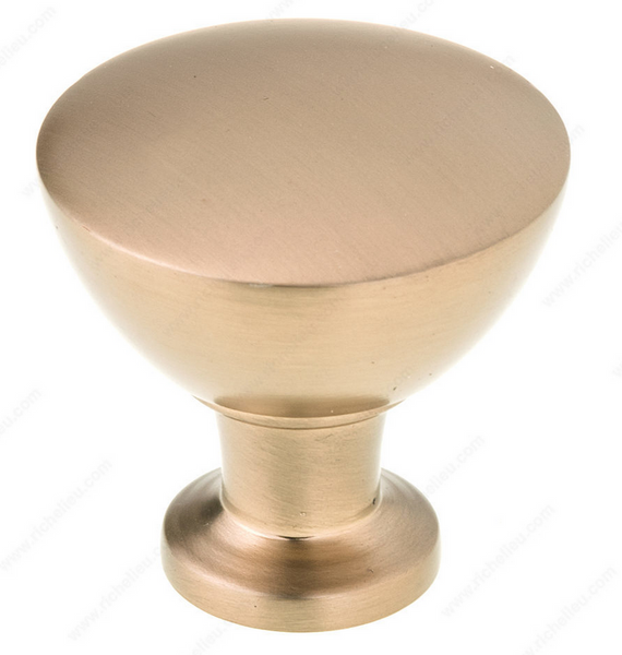 Richelieu Modern Metal Knob - 8720 - Champagne Bronze - 34 mm