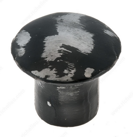 Richelieu Traditional Forged Iron Knob - 8060 - Antique Iron - 31 mm
