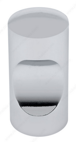 Richelieu Modern Metal Knob - 6192 - Chrome - 12.8 mm