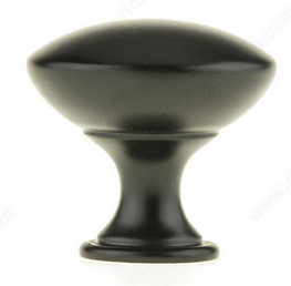 Richelieu Modern Metal Knob - 9041 - Matte Black - 25 mm