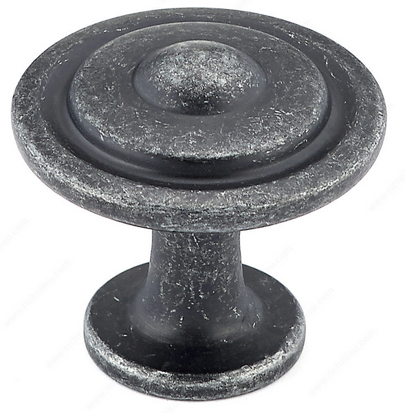 Richelieu Traditional Metal Knob - 2920 - Antique Iron - 3