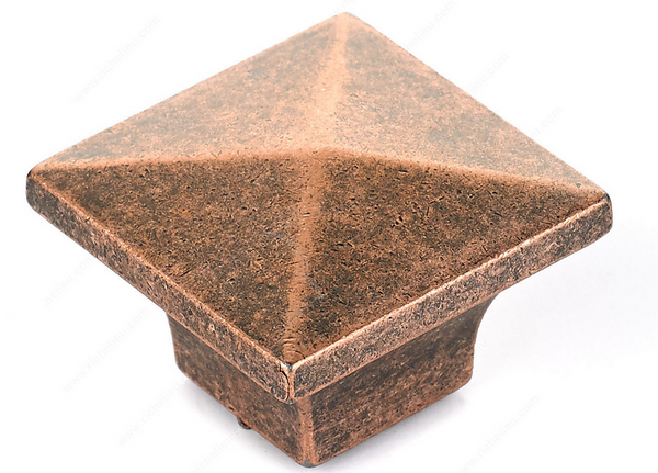 Metal Knob - 5308 - Antique Copper - 32 mm