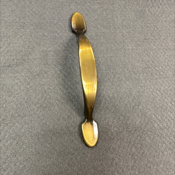 Antique Brass Spoon Foot Pull