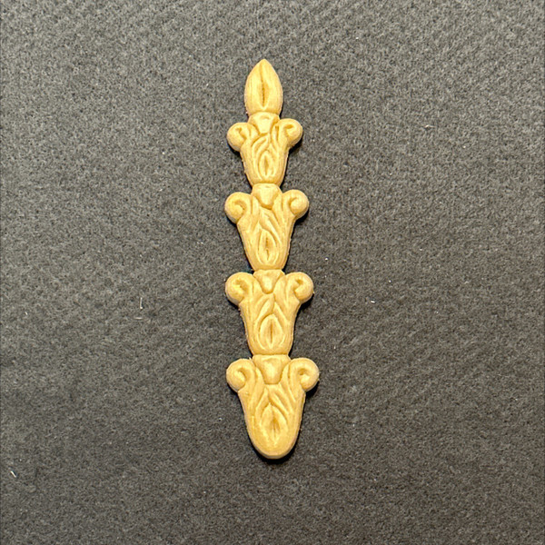 (12 Pack) 5-3/8" x 1-1/4" Birch Wood Applique