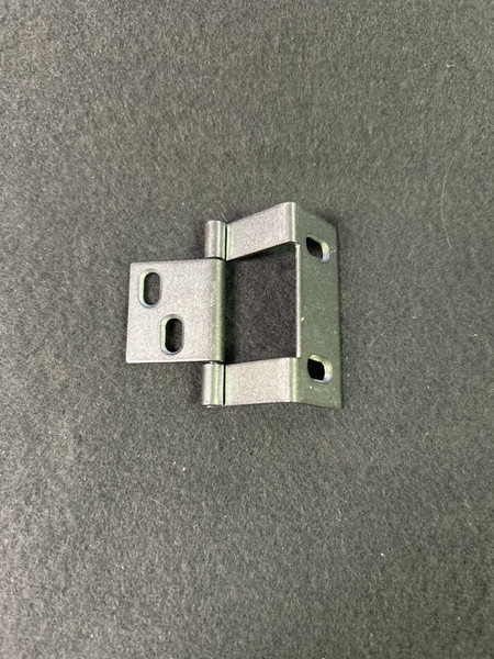 (12 Pack) 7/8" Overlay Semi Wrap Hinge - Matte Chrome