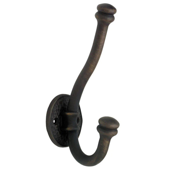 Rubbed Bronze Coat Hooks