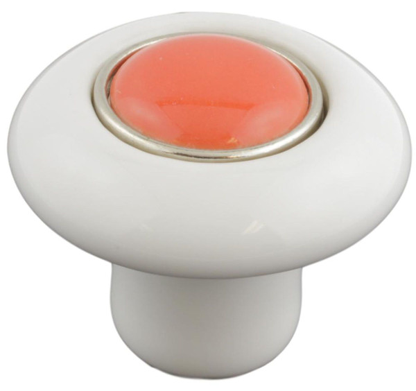 White Ceramic with Orange Insert Knob
LQ-PBF430Y-ORG-C