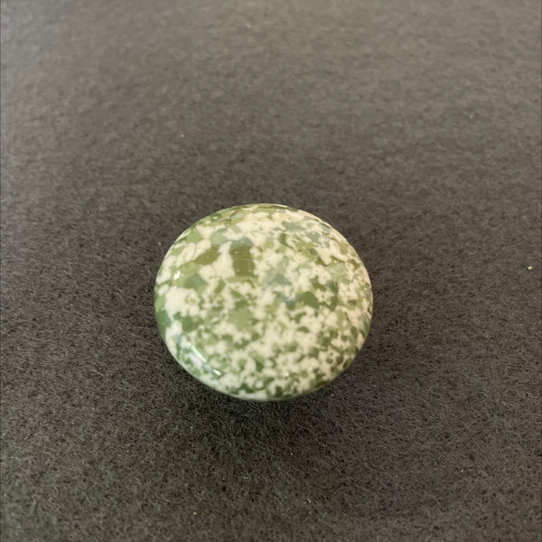 (12 Pack) 1-1/4" Ceramic Knob Green Granite Enamelware