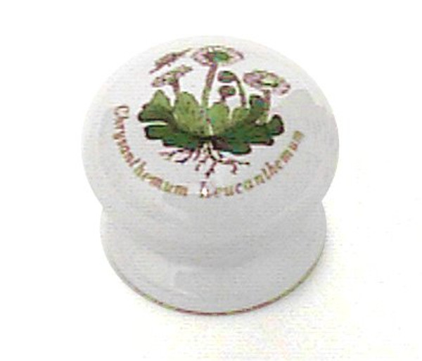 White Ceramic Knob with Painted Chrysanthemum
LQ-P95813-WCL-C