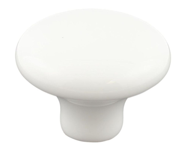 White Ceramic Knob
K35-P256-2WT