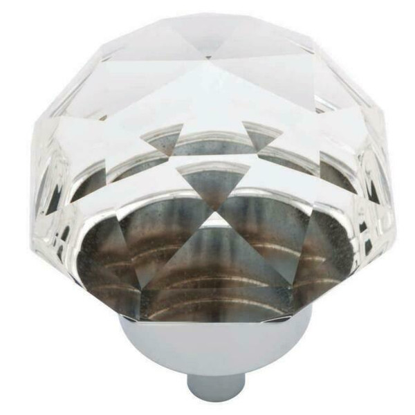 Chrome and Clear Glass Knob
LQ-DC2754851