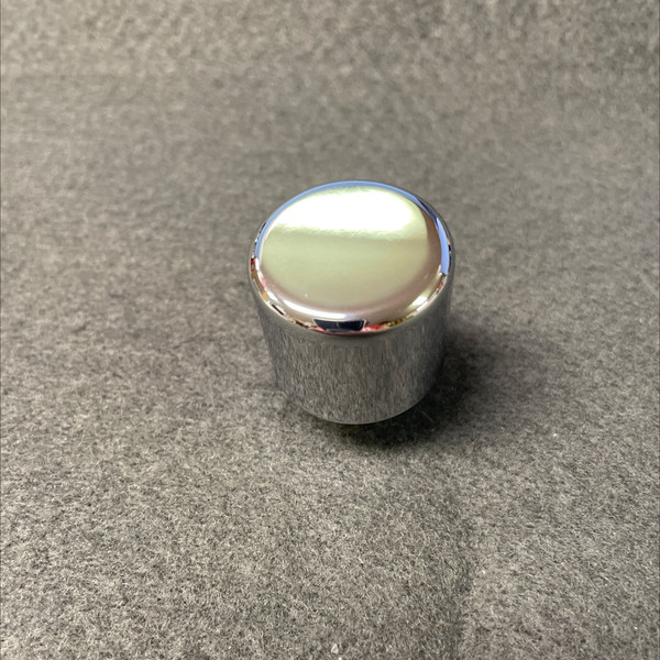 (12 Pack) 1" Round Bar Knob Polished Chrome
