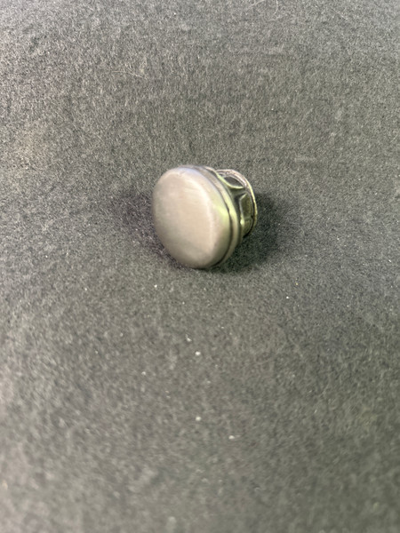 (12 Pack) 1" Small Pompeii Knob Satin Pewter