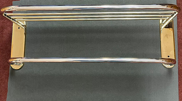 2782PBPC
Polished Brass and Chrome Towel Shelf